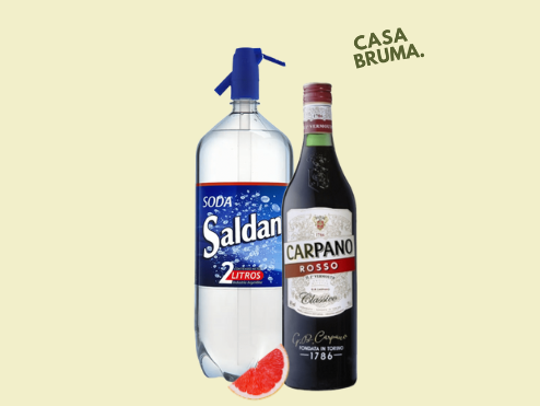 Vermuth "Carpano Rosso" + Sifon de soda 2L