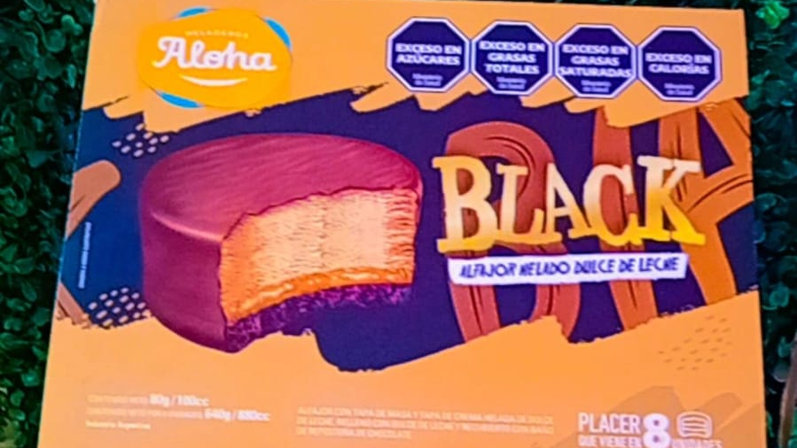Caja de alfajor aloha x8U