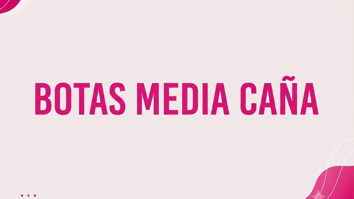 Botas media caña