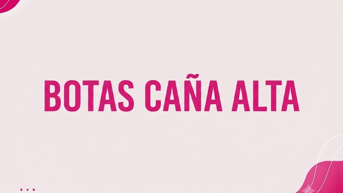 Botitas caña alta