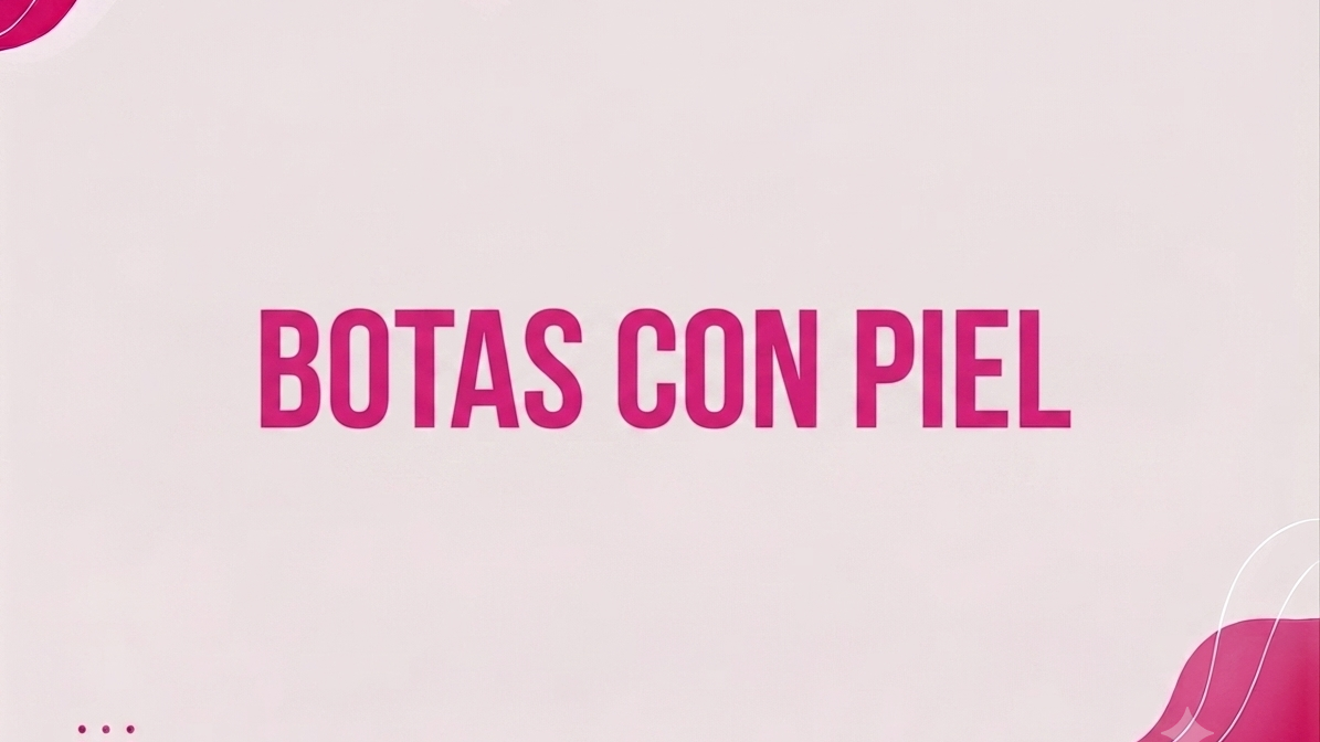 Botitas con piel