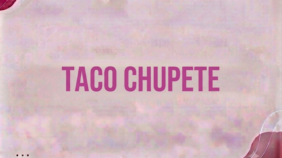 Taco chupete y aguja