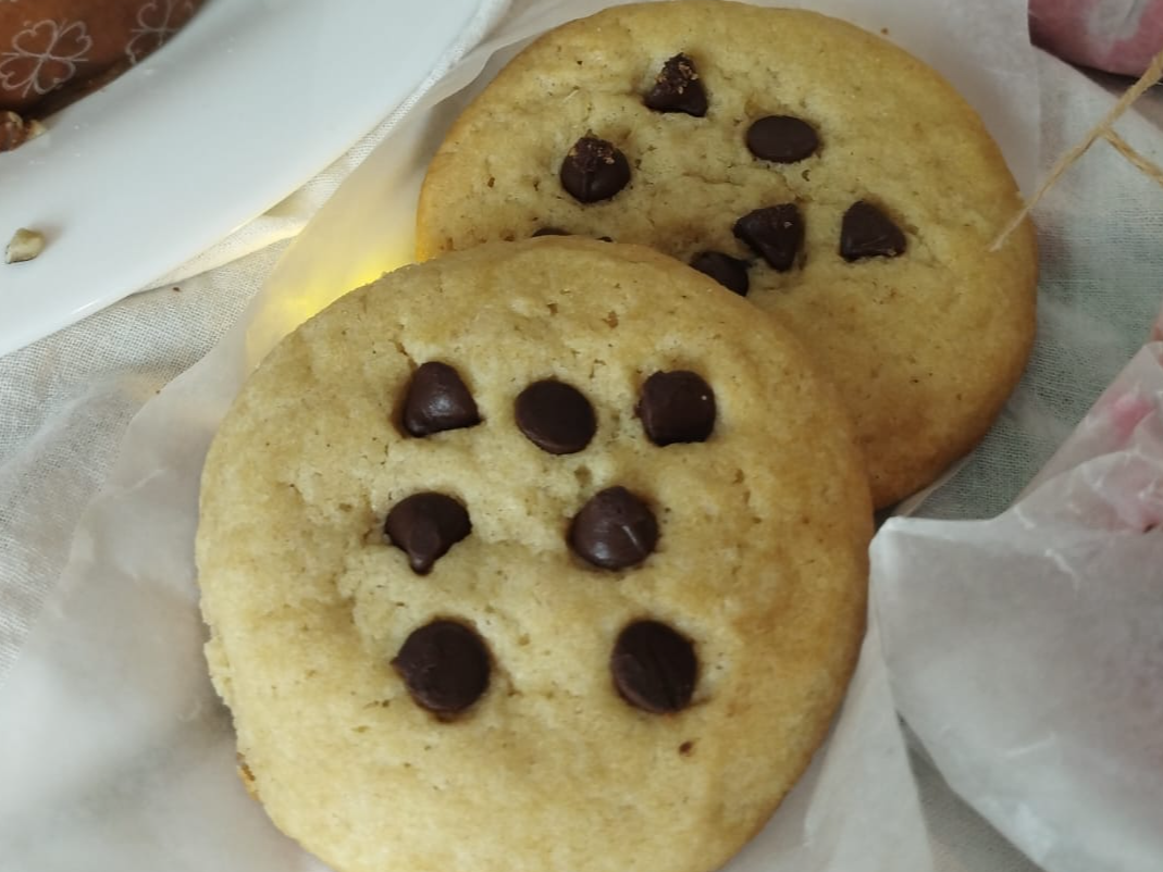 Cookies de vainilla y chips de chocolate