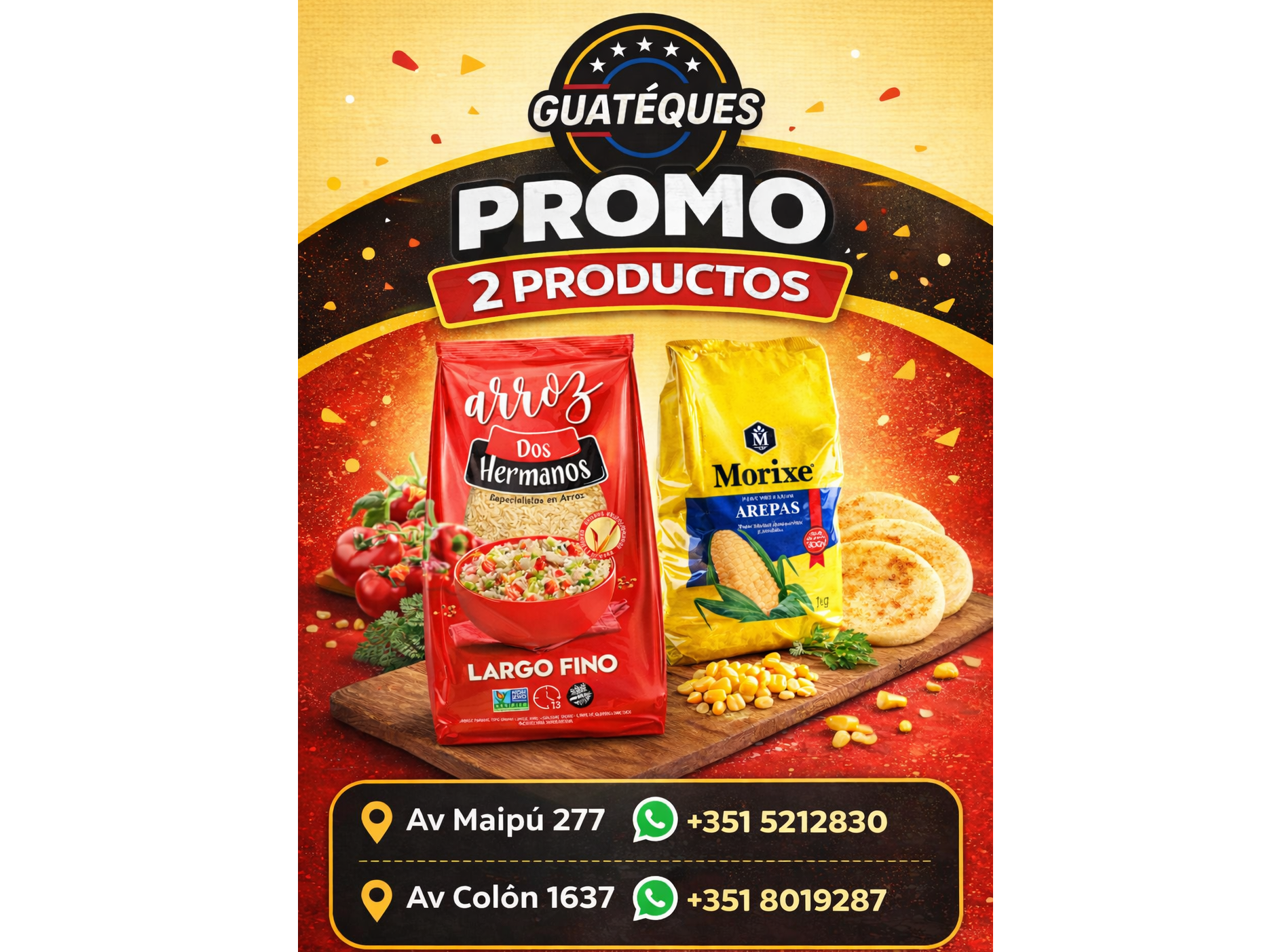 Promo 2 Kg De Morixe+ 1 Kg De Arroz 2 Hermano