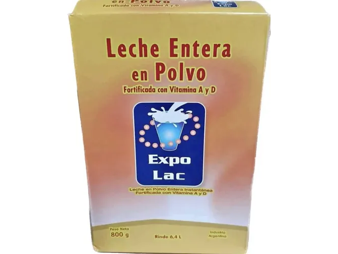 Leche En Polvo Entera Expolac de 800 Gr