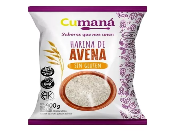 HARINA DE AVENA CUMANÁ 400 GR
