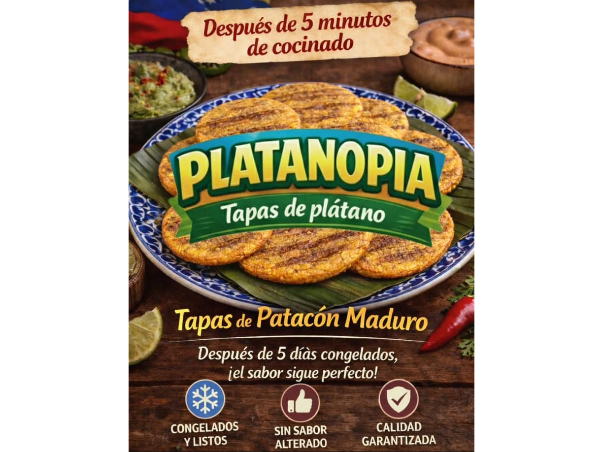 Tapas Para Patacones Amarillo (8 Und Congelados)