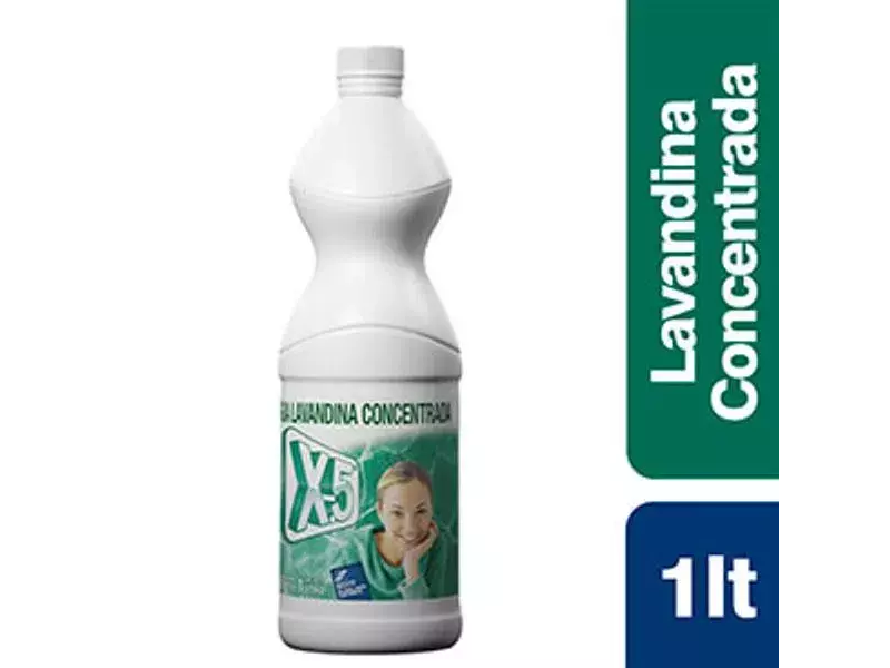 Lavandina X-5 de  1 lts