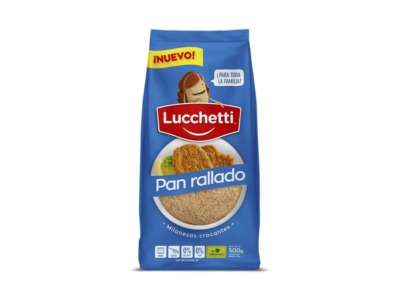 Pan Rallado Lucchetti 500 Gr