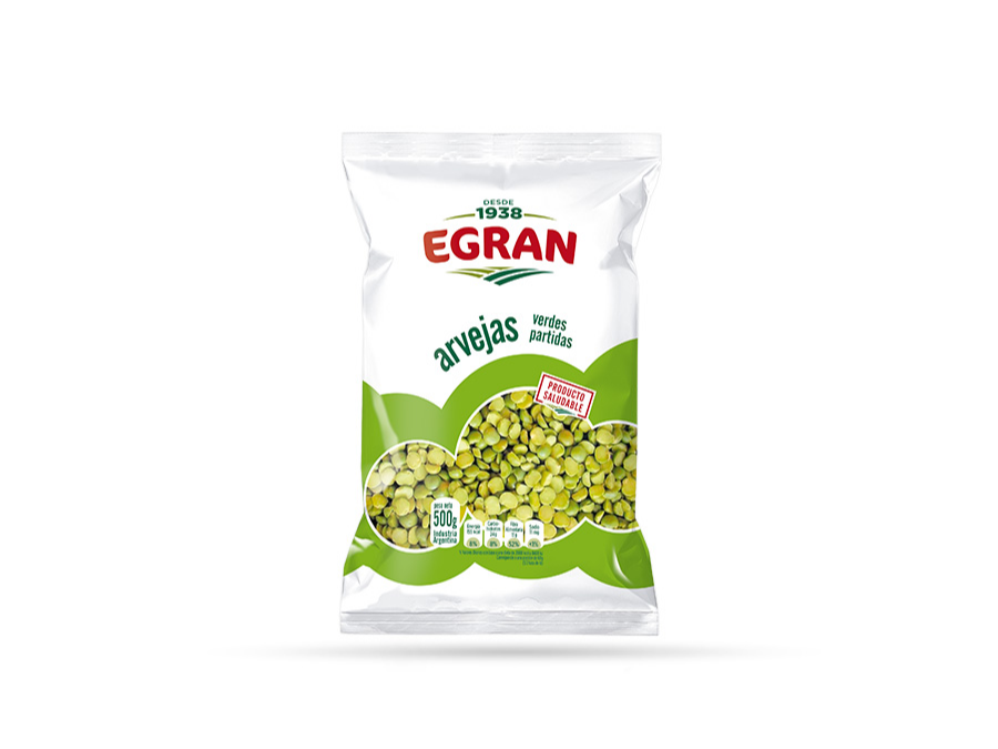 Arvejas Verdes  Partidas Marca Egran 400 Gr