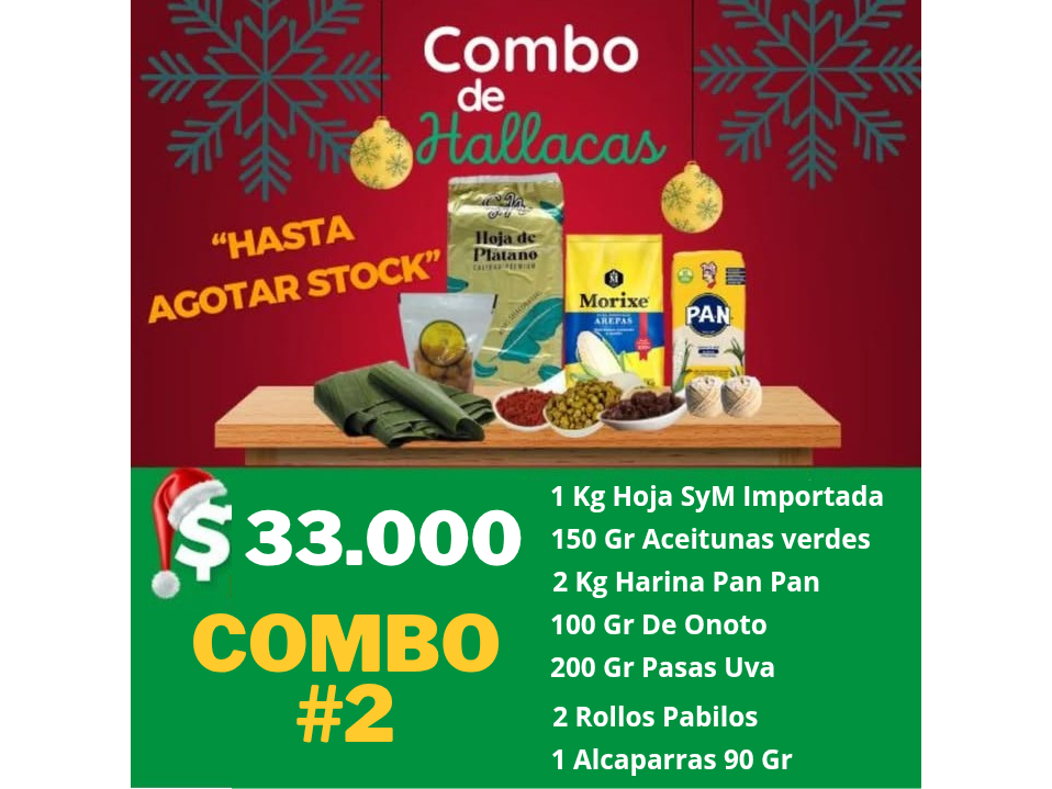 Combo # 2 Hallaquero  Con Harina Pan Blanca