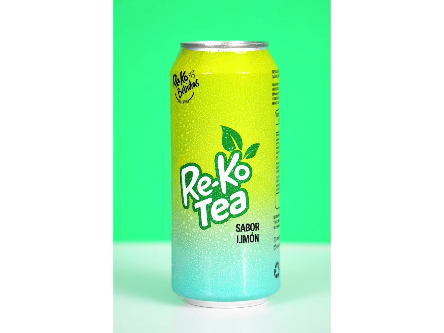 Re-Ko Tea Lata Sabor Limon De 473 Ml