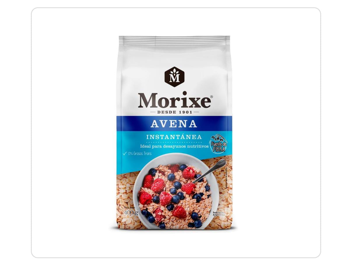 Avena Instantánea Marca Morixe 400 G
