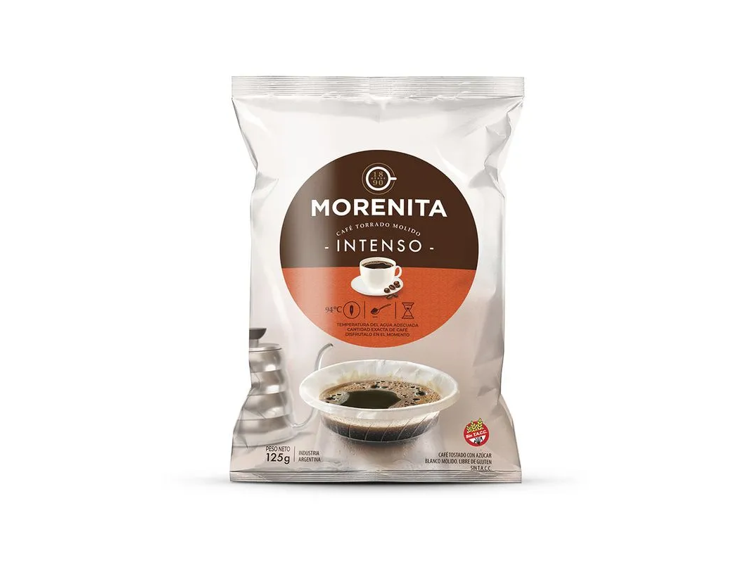 Cafe Morenita Intenso Torrado 125 Grs