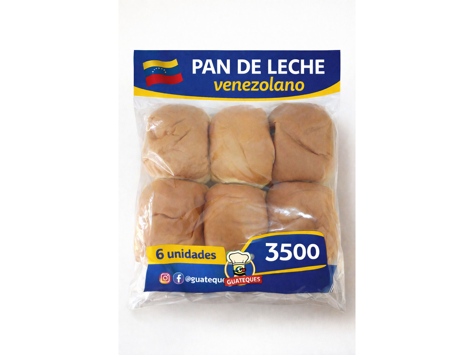 Pan Dulce de Leche x 6 Und