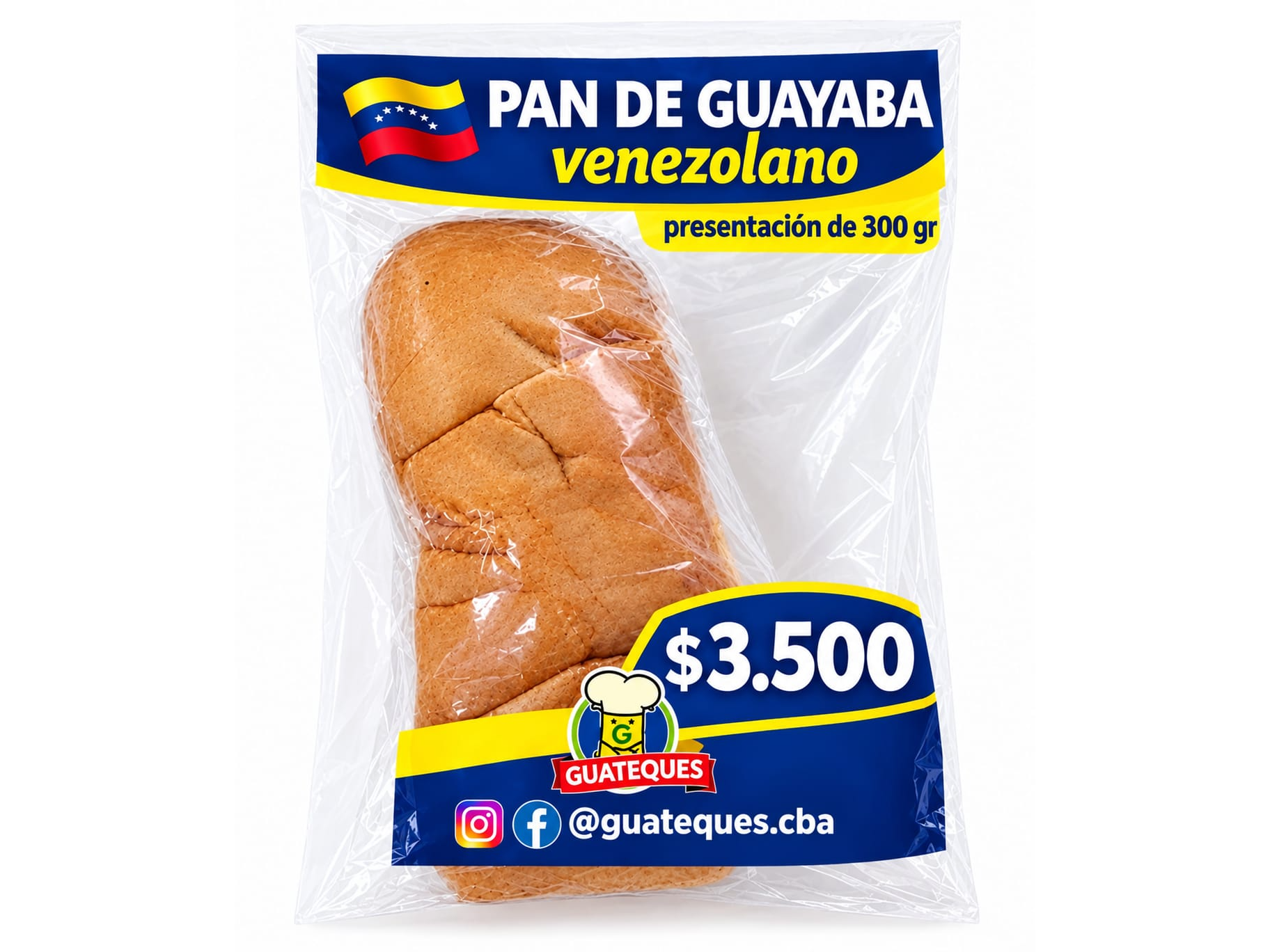 Pan De Guayaba de 300 Gr Aproximadamente