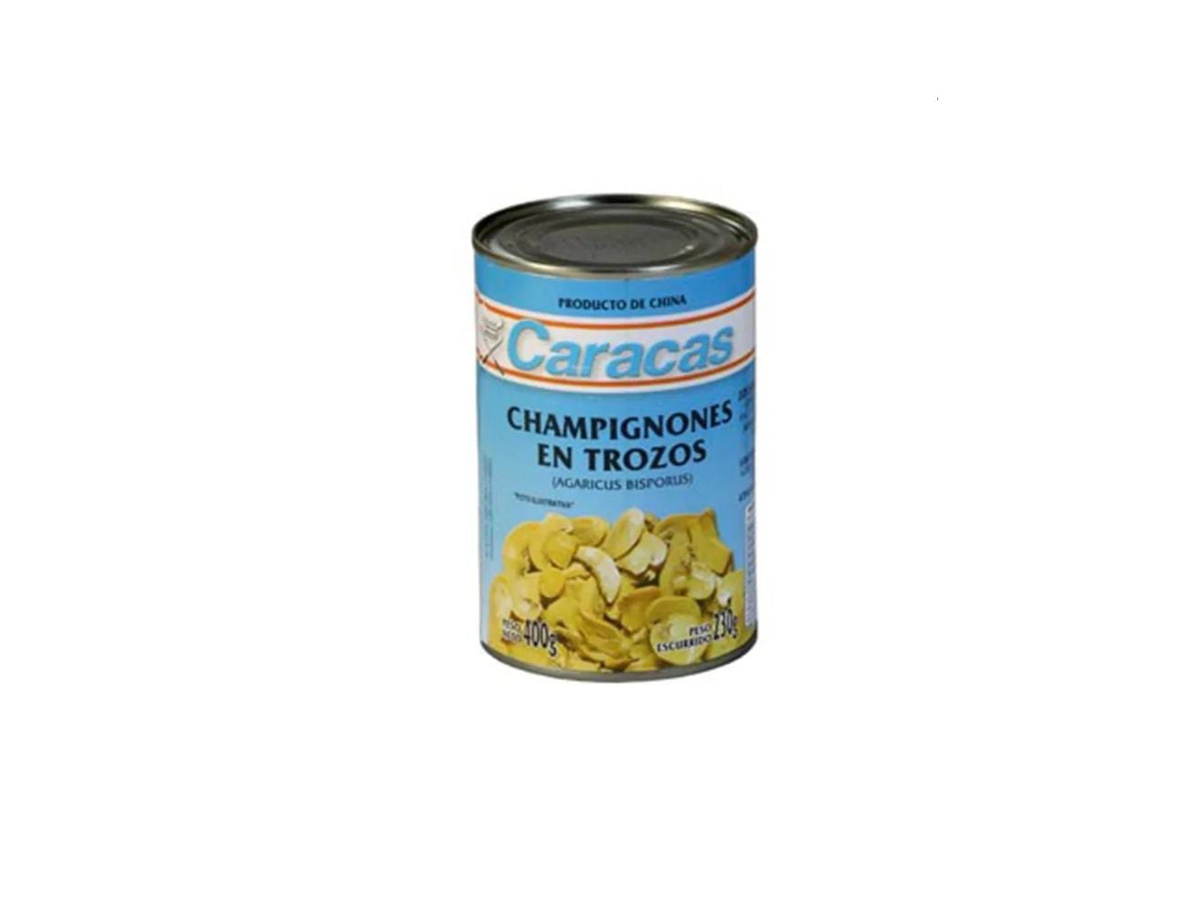Champiñones En Trozo Caracas de 400 Gr