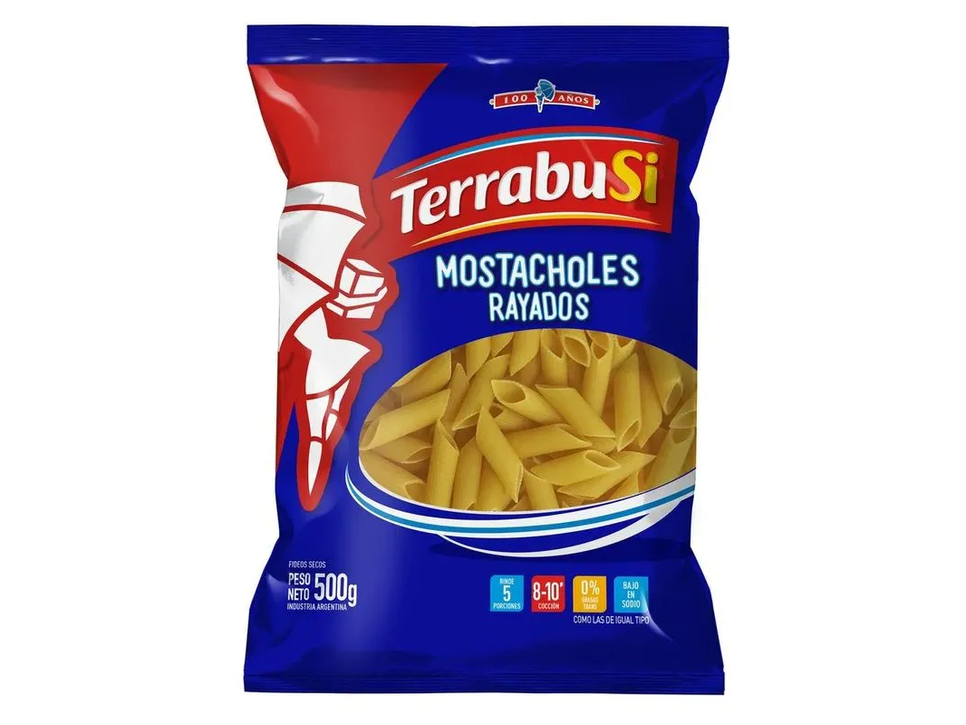 Mostachol Rayado Terrabusi 500 g