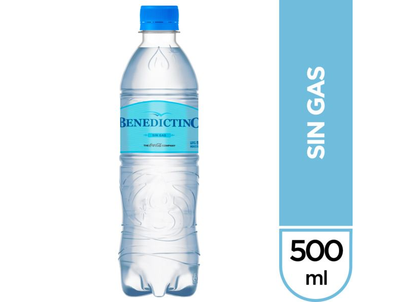 Agua Mineral Benedictino Sin Gas 500 Ml