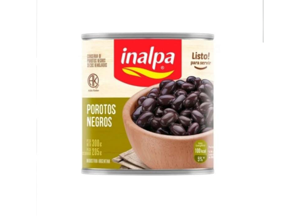 Porotos Negros Listo Para Servir
