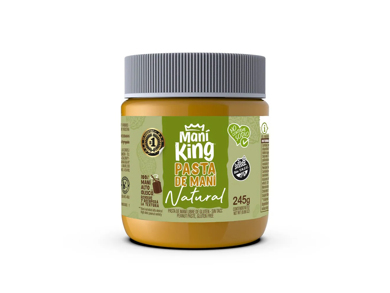 Pasta de Mani Natural 245 Gr