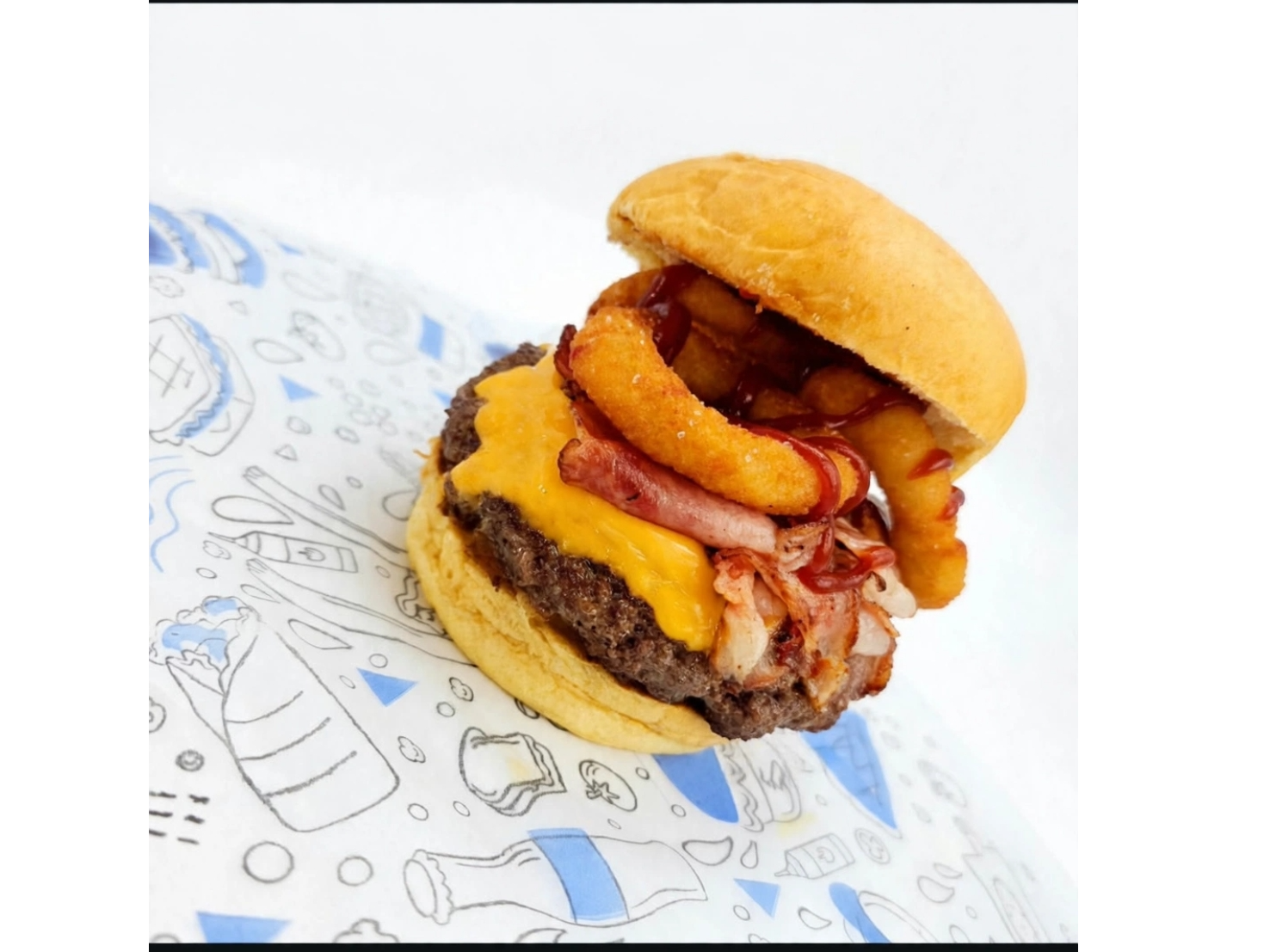 Burger Explosiva Simple