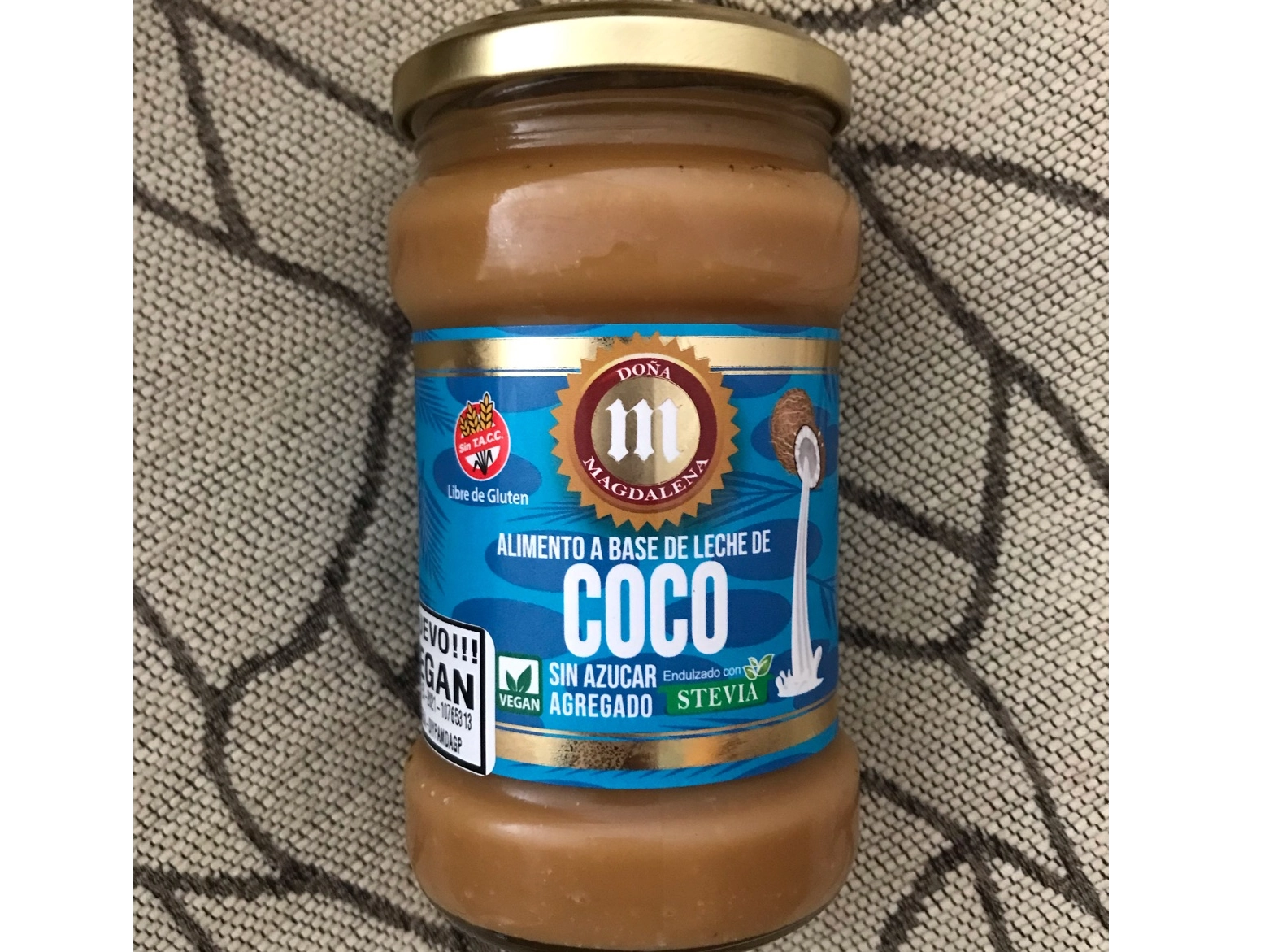 Dulce de Leche COCO VEGANO STEVIA x 360gr