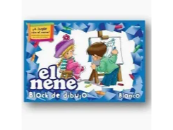 Block para dibujo El Nene blanco