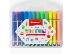 Marcador triangular Simball x 24