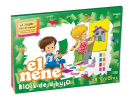 Block para dibujo El Nene color