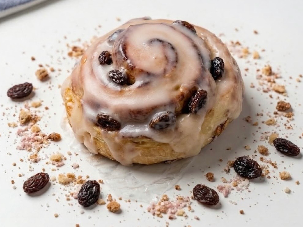 ROLL PASTELERA Y PASA DE UVA