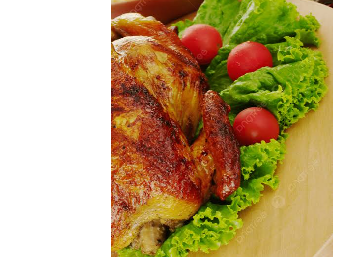 Medio Pollo con Ensalada Mediana