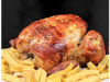 Pollo Entero con Papas Fritas Chicas