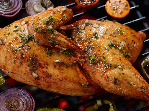 Medio Pollo Solo (Sin Guarnicion)