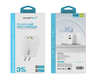 CARGADOR TQ07 35W PD + QC3.0 A+C CON CABLE TYPE C