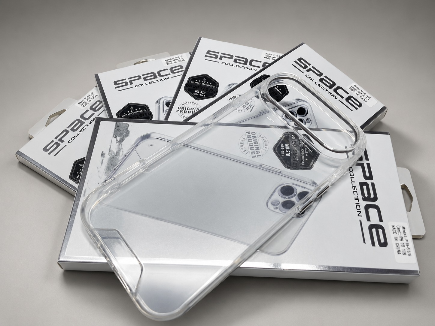 SPACE TRANSPARENTE EN CAJA