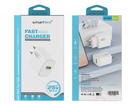 CARGADOR TQ05 25W QC 3.0 CON CABLE TYPE C