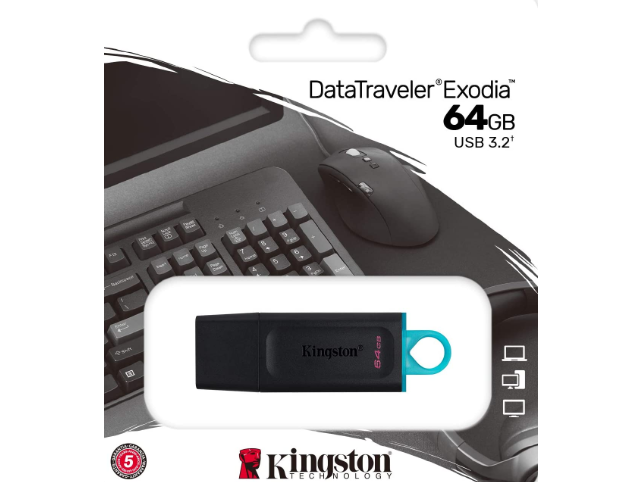 PENDRIVE KINGSTON 64GB