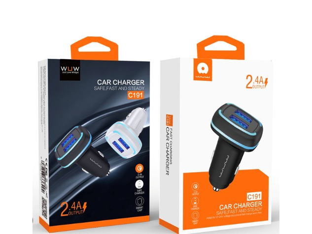 WUW BASE 2 PUERTOS 2.4A C191