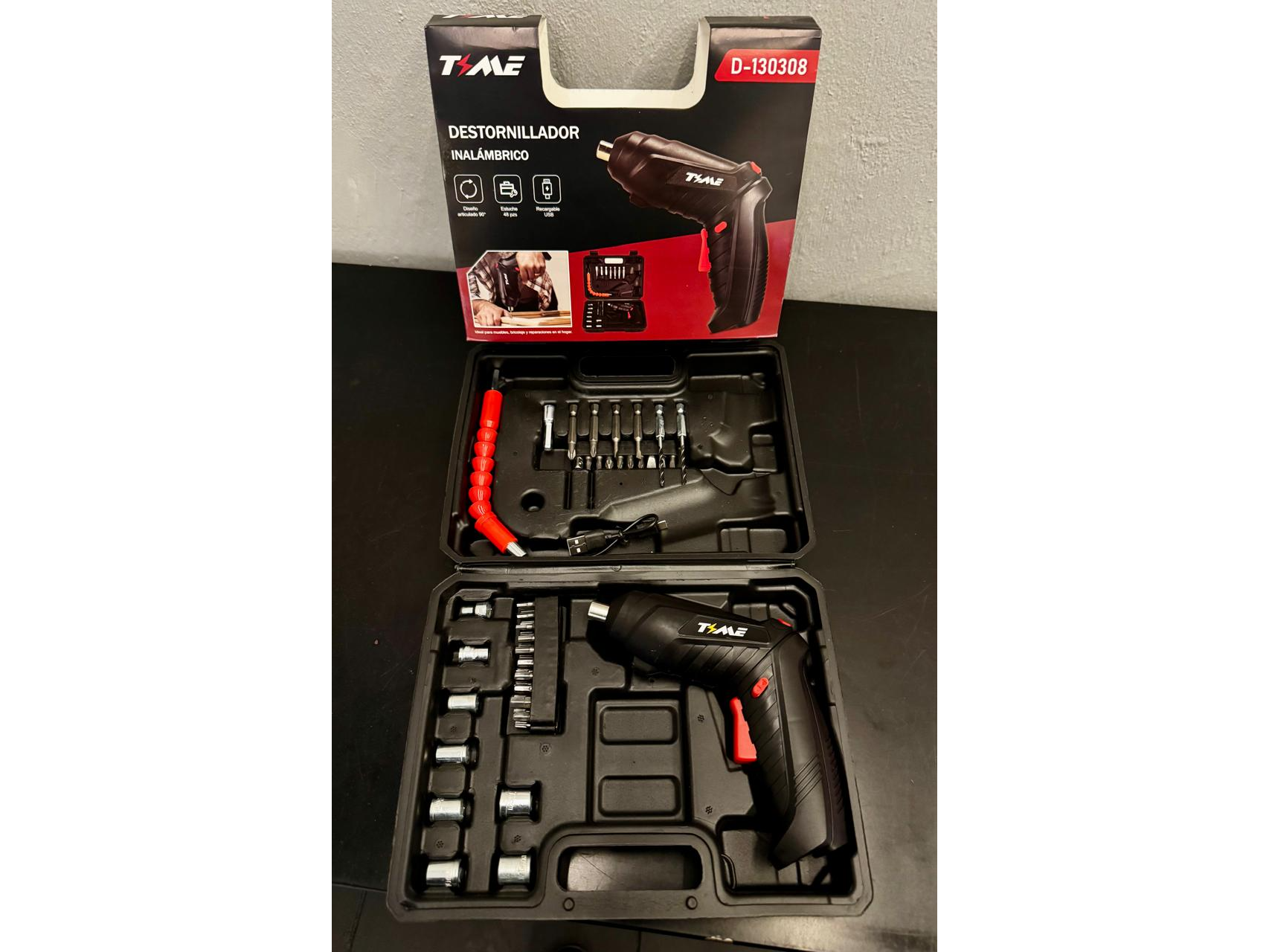 DESTORNILLADOR INALAMBRICO 48 PIEZAS 5V