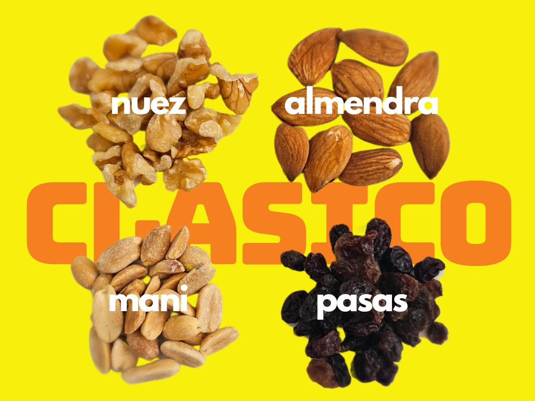 MIX "CLASICO ECO" (Almendra - Nuez cuartillo - Mani - Pasas)