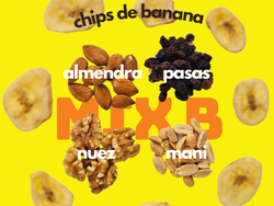 MIX "B" (Almendras - Nuez - Banana chip - Pasas - Mani) (3)