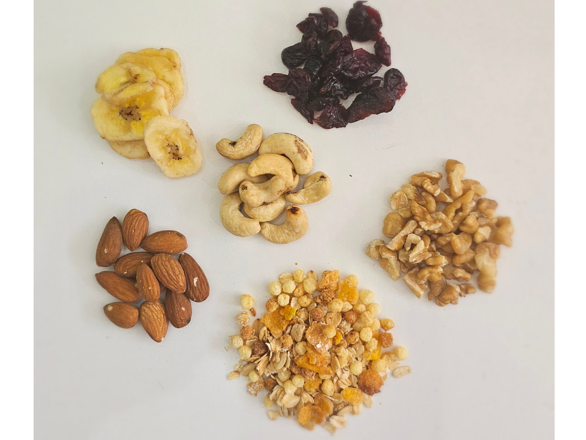 TROPICAL C/ALMENDRA (almendra partida, banana, arandanos, castaña, nuez partida)(36)