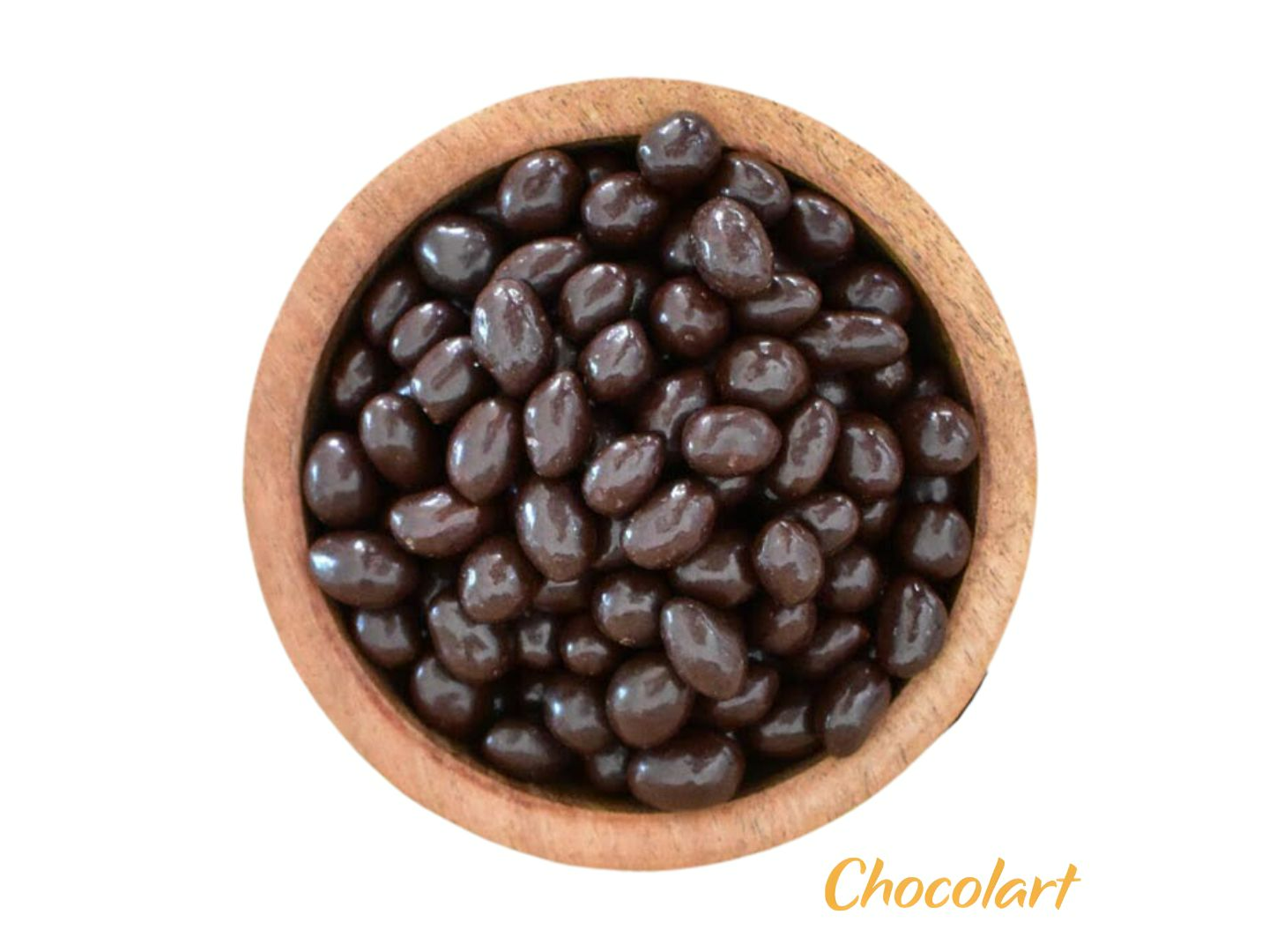 Mani con cobertura de chocolate semiamargo x100g