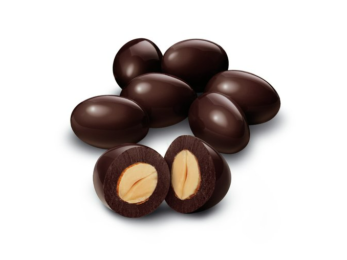 Almendra con chocolate con leche x 100g