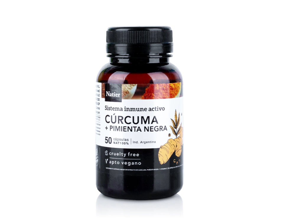 CURCUMA + PIMIENTA NEGRA - 50 capsulas