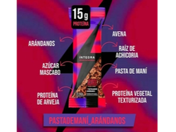 PASTA DE MANI & ARANDANOS 💜 barra proteica