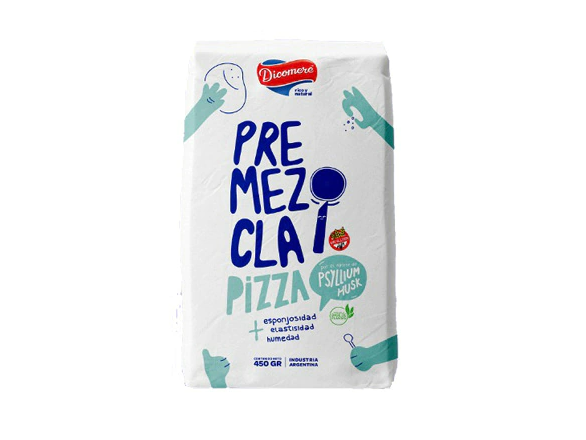PREMEZCLA PIZZA C/PSYILLUM HUCK X 450G (SIN TACC)