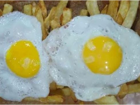 milanesa de ternera a caballo (cod 102)