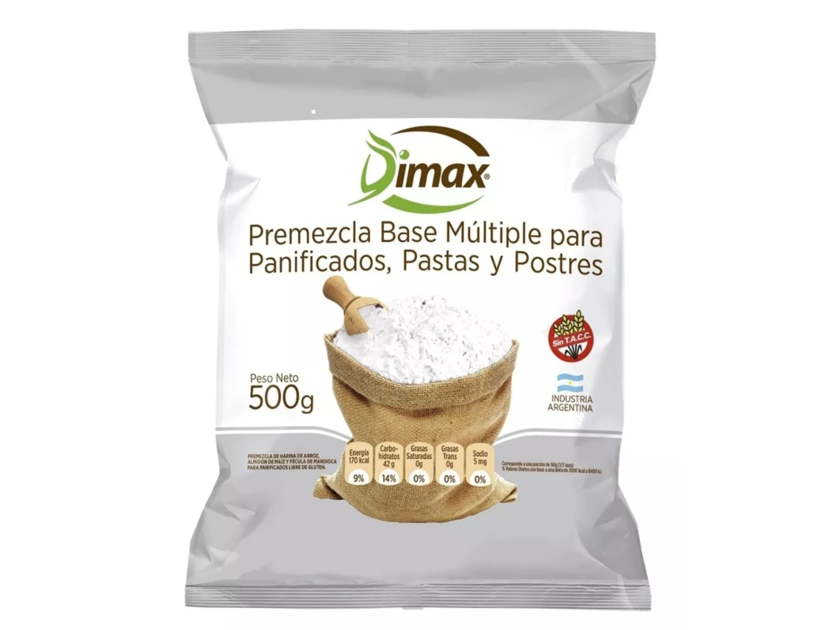 PREMEZCLA BASE MÚLTIPLE PARA PANIFICADOS, PASTAS Y POSTRES DIMAX